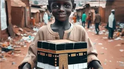 عندما اســتقر النبي في بيت أبي أيوب. جاء رجل