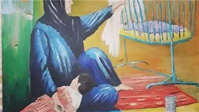يحكي ان امراه تزوجت بعد وفاه زوجها