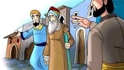 كان هناك رجل صالح له جار يهودي